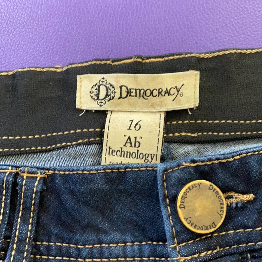 Democracy dark wash size 16 worn once